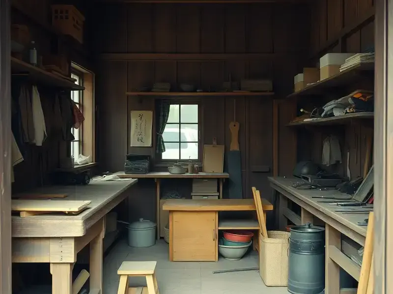 1985年の工房